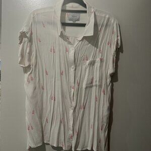 RAILS Rose all day shirt